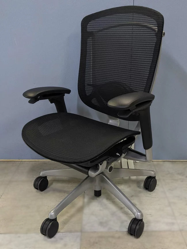 【中古】Contessa seconda コンテッサセコンダ ハイバック オカムラ製 CC81GS FPG1 高級 ハイスペック オフィスチェア【オフィス家具市場】