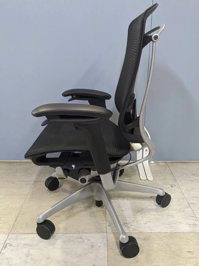【中古】Contessa seconda コンテッサセコンダ ハイバック オカムラ製 CC81GS FPG1 高級 ハイスペック オフィスチェア【オフィス家具市場】
