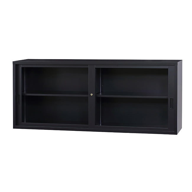 上置き 引違い書庫 スチール 可動棚 W1760×D400×H730mm 【オフィス家具市場】【日本製】【HCB-A462】