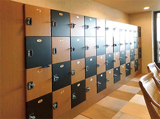 温浴ロッカー 更衣室 脱衣所 銭湯 更衣 コイン式 ナチュラル 木目柄 施設 スポーツクラブ 【オフィス家具市場】【日本製】【受注生産品】【HDK-B】