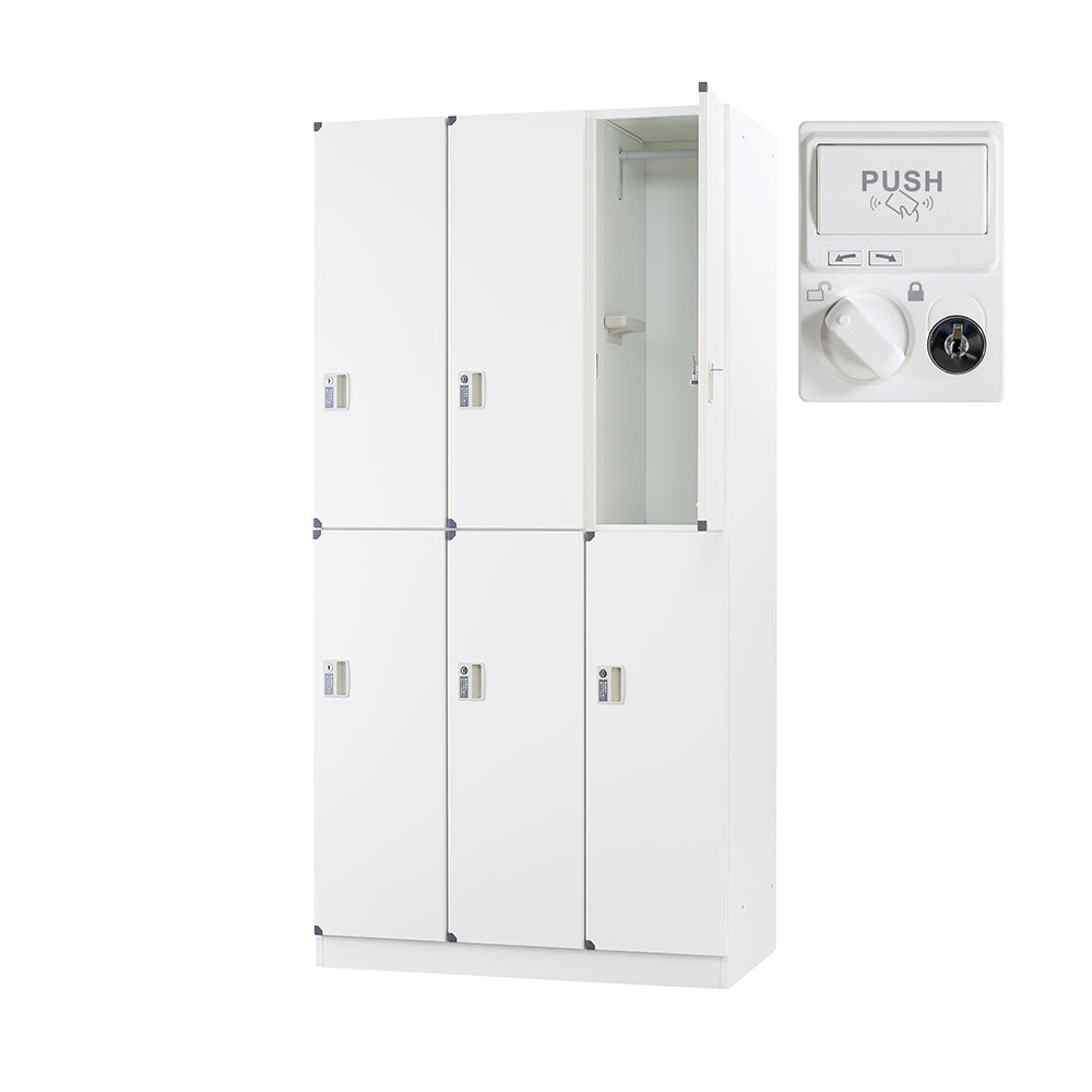 スポーツクラブ フィットネス 体育館 ロッカー 更衣室 脱衣所 更衣 ホワイト 施設 健康施設【オフィス家具市場】【日本製】【受注生産品】【HDK-FS】