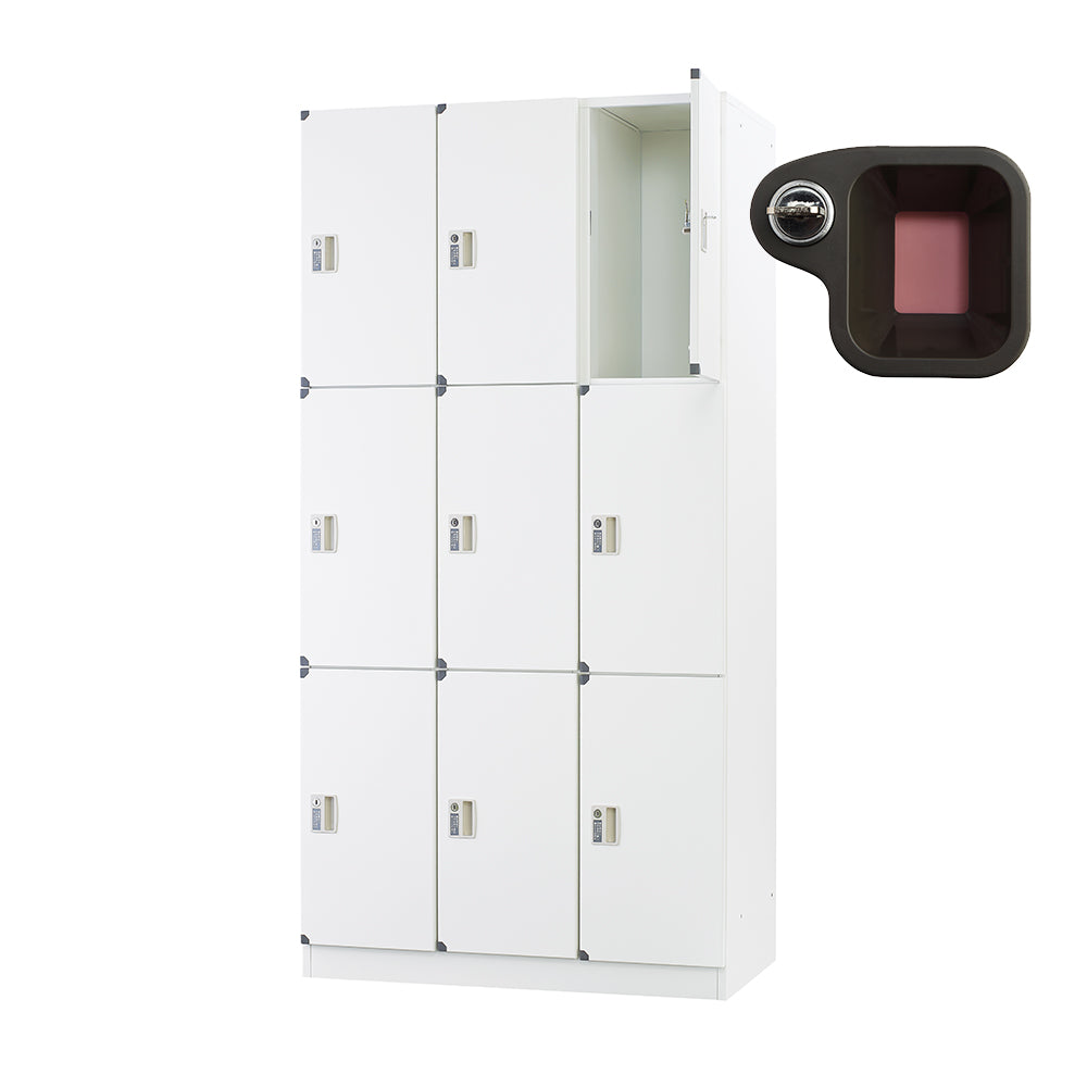 スポーツクラブ フィットネス 体育館 ロッカー 更衣室 脱衣所 更衣 ホワイト 施設 健康施設【オフィス家具市場】【日本製】【受注生産品】【HDK-FS】