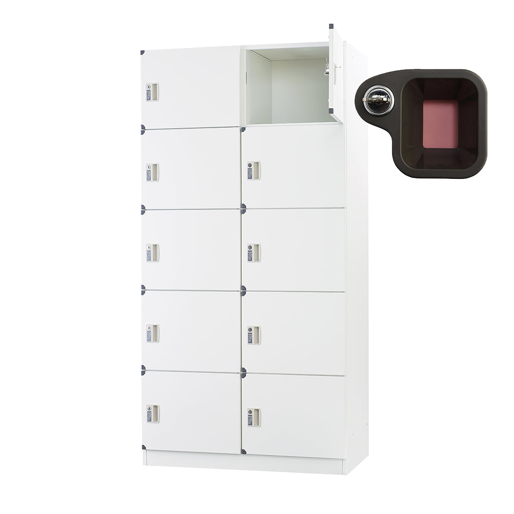 スポーツクラブ フィットネス 体育館 ロッカー 更衣室 脱衣所 更衣 ホワイト 施設 健康施設【オフィス家具市場】【日本製】【受注生産品】【HDK-FS】