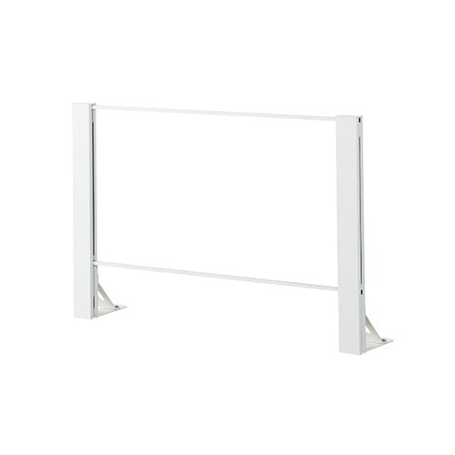 飛沫ガード アクリルパーテーション 片面脚 H600mm スチール枠 飛沫予防の恒久対策【HG-600】