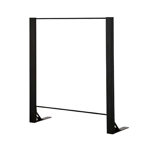 飛沫ガード アクリルパーテーション 片面脚 H1000mm スチール枠 飛沫予防の恒久対策【HG-1000】