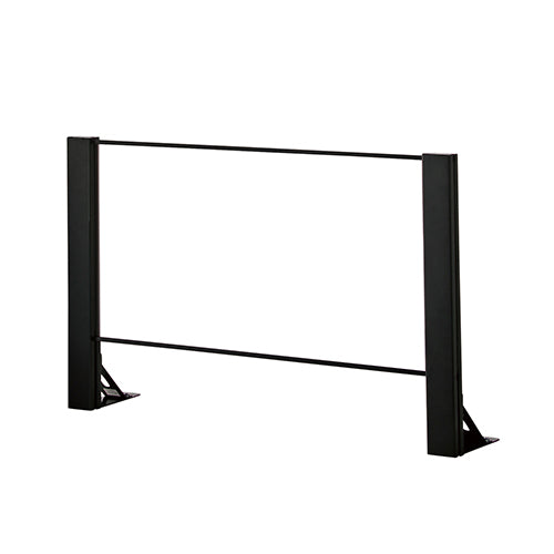 飛沫ガード アクリルパーテーション 片面脚 H600mm スチール枠 飛沫予防の恒久対策【HG-600】