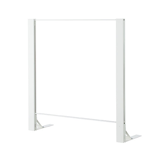 飛沫ガード アクリルパーテーション 片面脚 H1000mm スチール枠 飛沫予防の恒久対策【HG-1000】