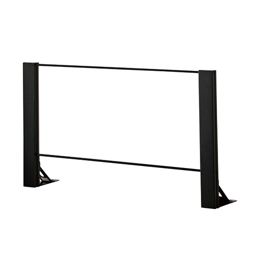 飛沫ガード アクリルパーテーション 片面脚 H600mm スチール枠 飛沫予防の恒久対策【HG-600】