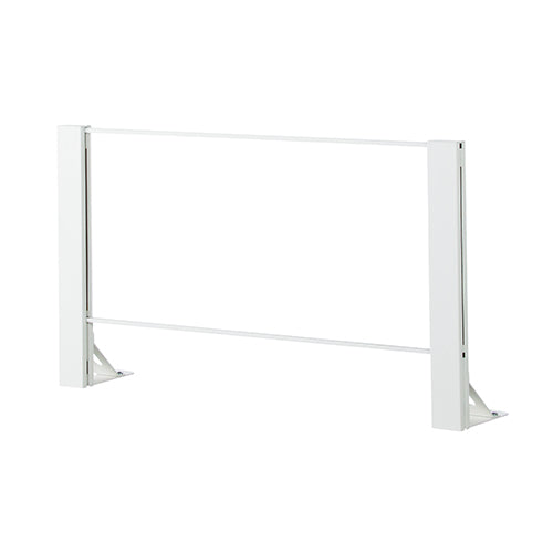 飛沫ガード アクリルパーテーション 片面脚 H600mm スチール枠 飛沫予防の恒久対策【HG-600】