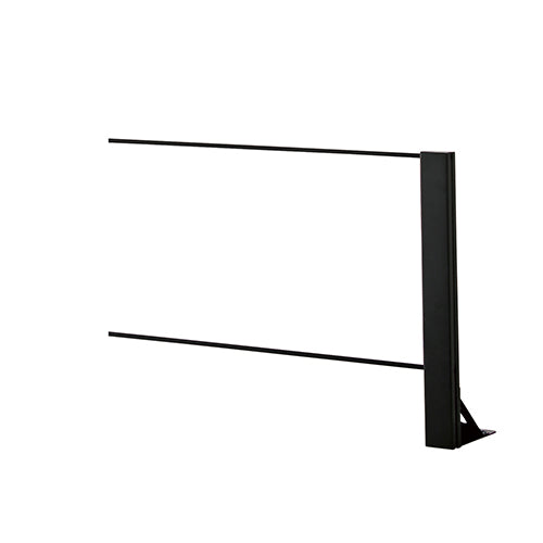 飛沫ガード アクリルパーテーション 片面脚 H600mm スチール枠 飛沫予防の恒久対策【HG-600】