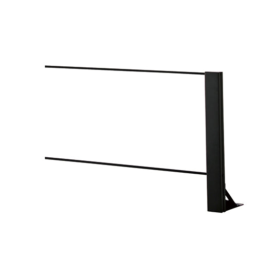 飛沫ガード アクリルパーテーション 片面脚 H600mm スチール枠 飛沫予防の恒久対策【HG-600】