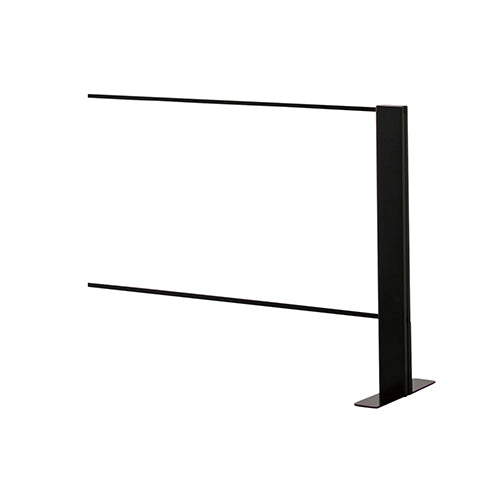 飛沫ガード アクリルパーテーション 両面脚 H600mm スチール枠 飛沫予防の恒久対策【HG-R600】