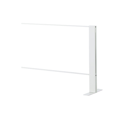 飛沫ガード アクリルパーテーション 両面脚 H600mm スチール枠 飛沫予防の恒久対策【HG-R600】