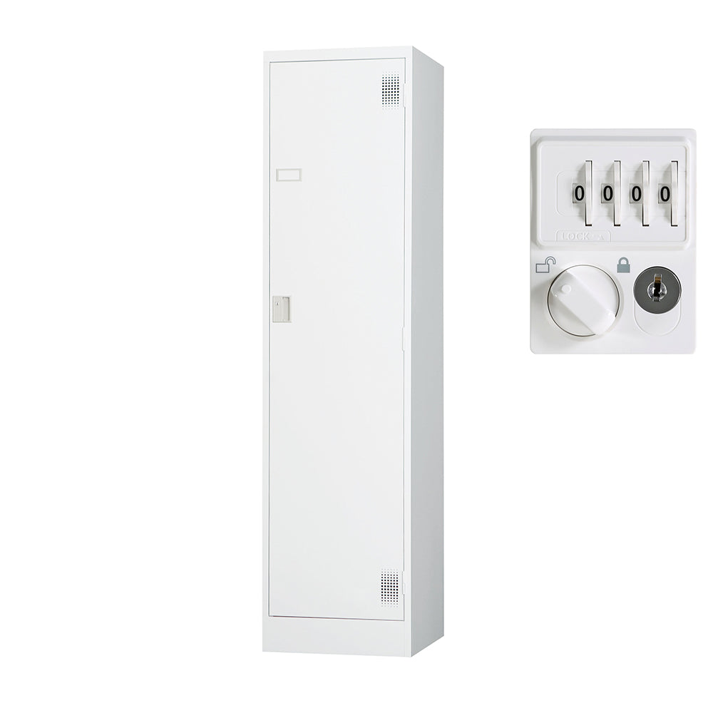 更衣室 更衣用 ロッカー 1人用 ワイド・スリム 固定網棚 H1790mm【オフィス家具市場】【日本製】【HLK-T01】