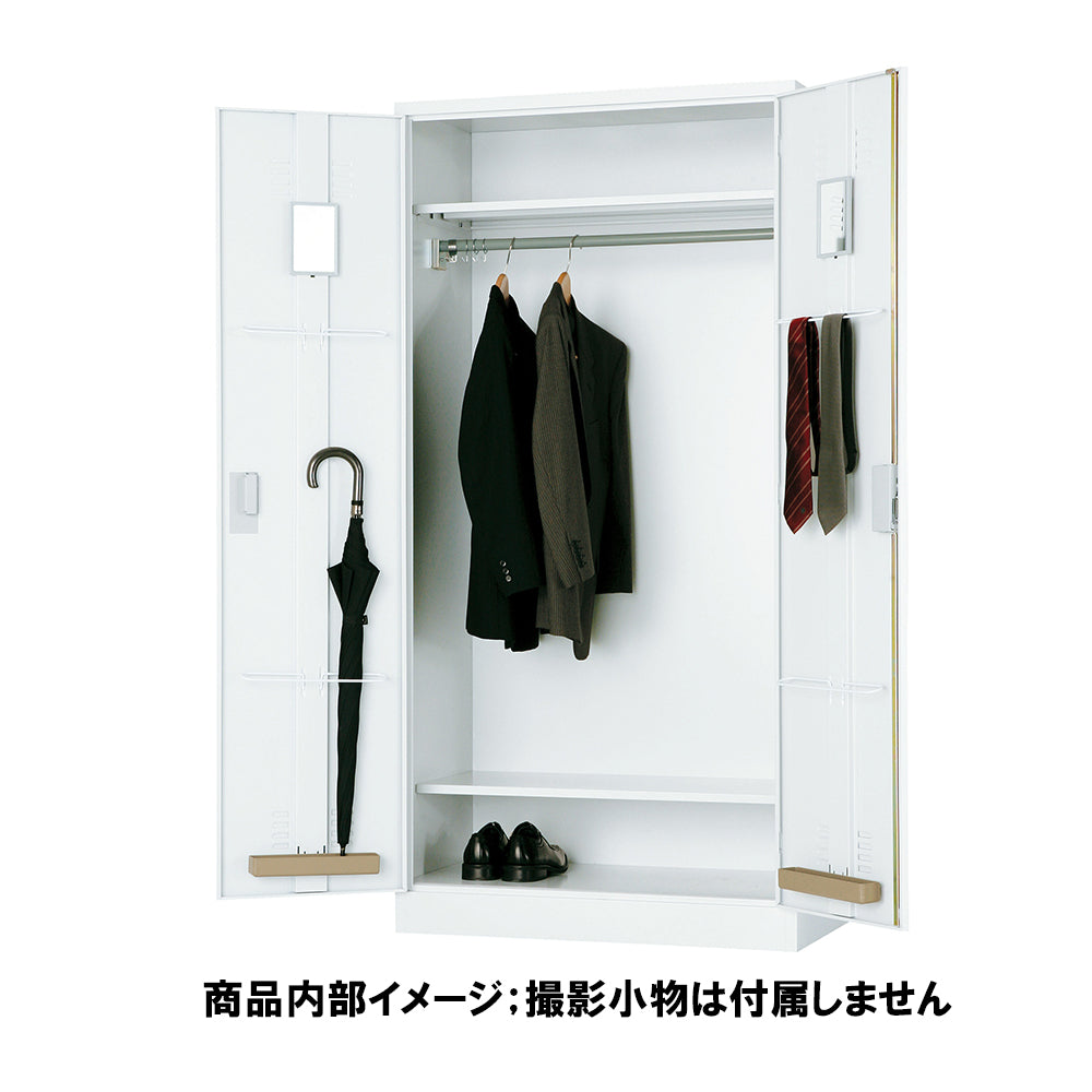 更衣室 更衣用 ロッカー 多人数 両開き ワードローブ 業務用 W880×D515×H1790mm【オフィス家具市場】【日本製】 【HLK-T36DS】