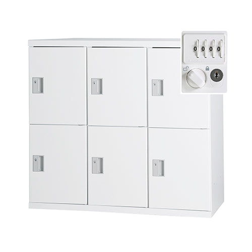 片開き書庫 ダイヤル錠 スチール製