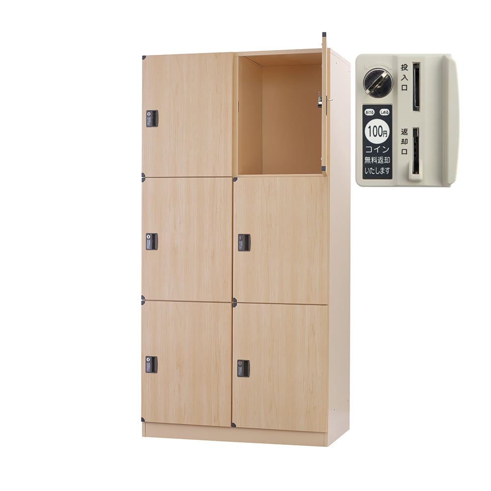 鍵付き仕様で貴重品管理も安心したロッカー