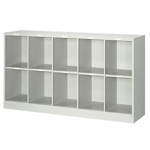 法人様限定 ランドセルロッカー 教室 教育施設 背面ケース オープンタイプ 他人数用 ニューグレー 日本製 完成品【車上渡し】収納 オフィス 人気 グリーン購入適合商品