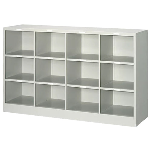 法人様限定 ランドセルロッカー 教室 教育施設 背面ケース オープンタイプ 他人数用 ニューグレー 日本製 完成品【車上渡し】収納 オフィス 人気 グリーン購入適合商品