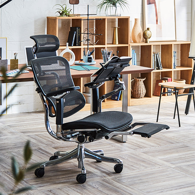 エルゴヒューマン プロ オットマン Ergohuman ハイスペックチェア 収納式オットマン ProOttoman