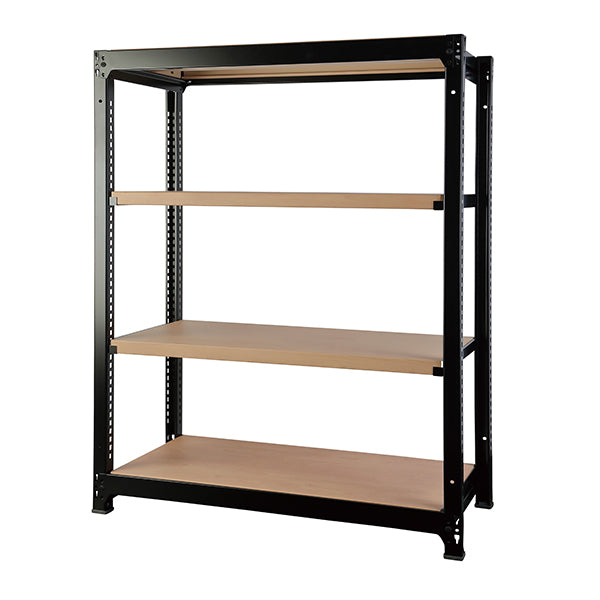 スチールラック ボルトレス 簡単組立 収納効率特化 奥行450mm×高さ1400mm 基本セット【オフィス家具市場】