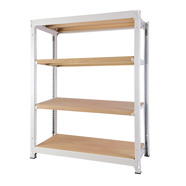 スチールラック ボルトレス 簡単組立 収納効率特化 奥行450mm×高さ1400mm 基本セット【オフィス家具市場】