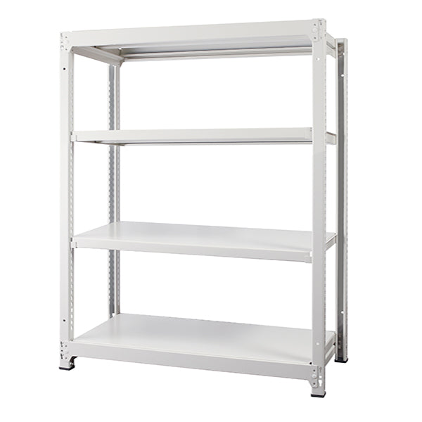 スチールラック ボルトレス 簡単組立 収納効率特化 奥行450mm×高さ1400mm 基本セット【オフィス家具市場】