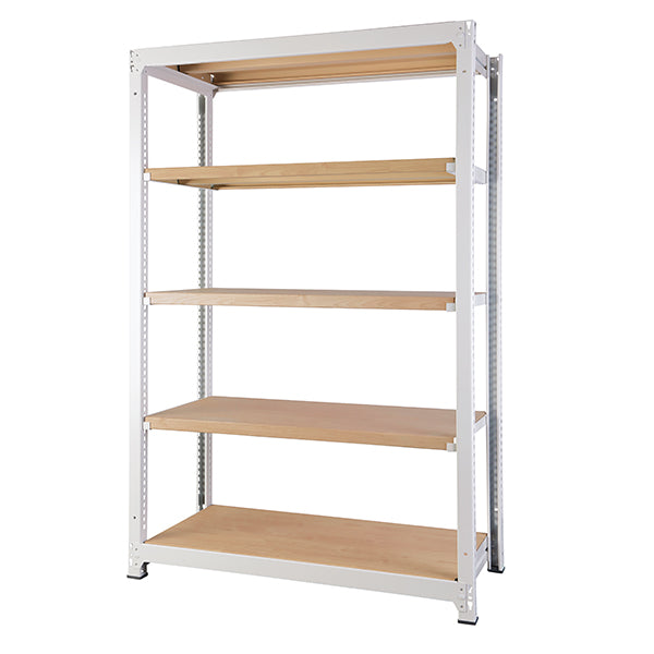 スチールラック ボルトレス 簡単組立 収納効率特化 奥行450mm×高さ1800mm 基本セット【オフィス家具市場】