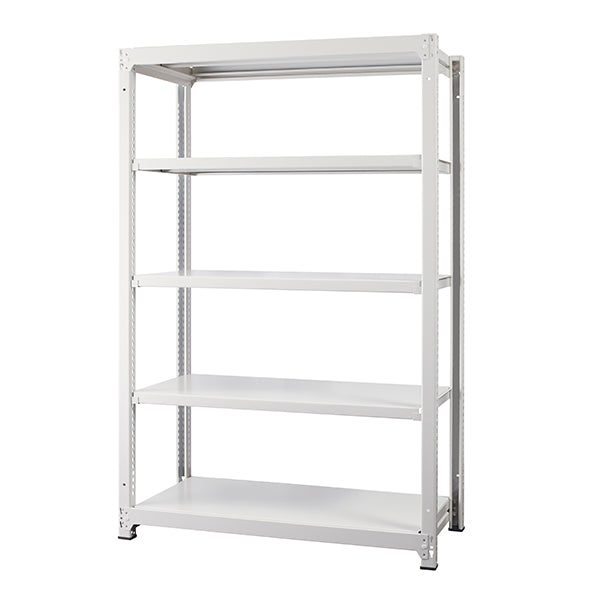 スチールラック ボルトレス 簡単組立 収納効率特化 奥行450mm×高さ1800mm 基本セット【オフィス家具市場】