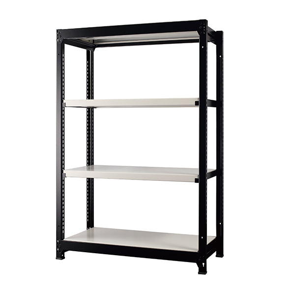 スチールラック ボルトレス 簡単組立 収納効率特化 奥行450mm×高さ1400mm 基本セット【オフィス家具市場】