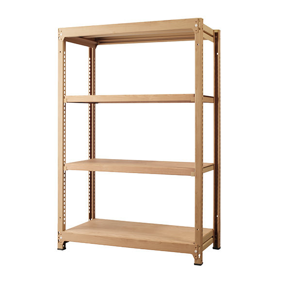 スチールラック ボルトレス 簡単組立 収納効率特化 奥行450mm×高さ1400mm 基本セット【オフィス家具市場】