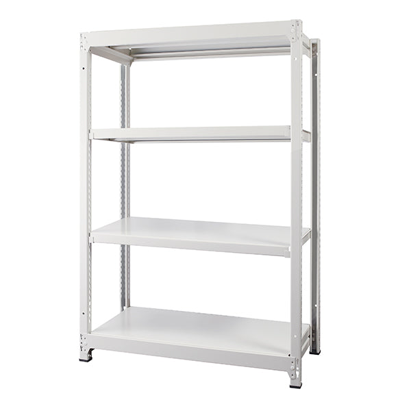 スチールラック ボルトレス 簡単組立 収納効率特化 奥行450mm×高さ1400mm 基本セット【オフィス家具市場】