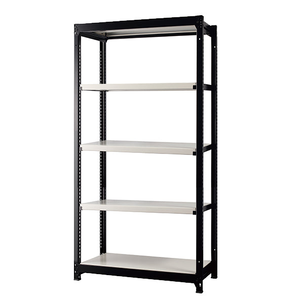 スチールラック ボルトレス 簡単組立 収納効率特化 奥行450mm×高さ1800mm 基本セット【オフィス家具市場】