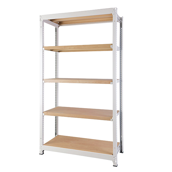 スチールラック ボルトレス 簡単組立 収納効率特化 奥行450mm×高さ1800mm 基本セット【オフィス家具市場】
