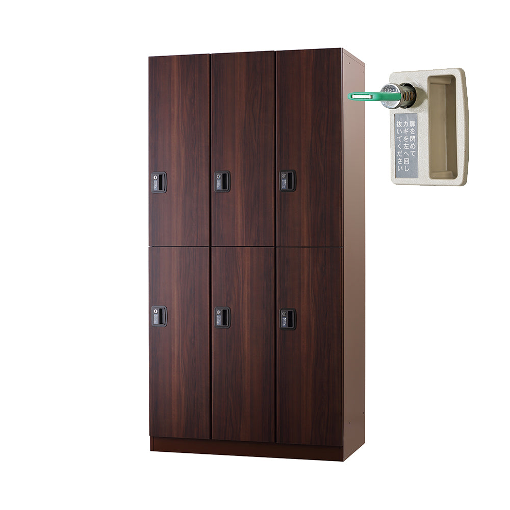 木目柄デザインで空間演出がしやすいロッカー