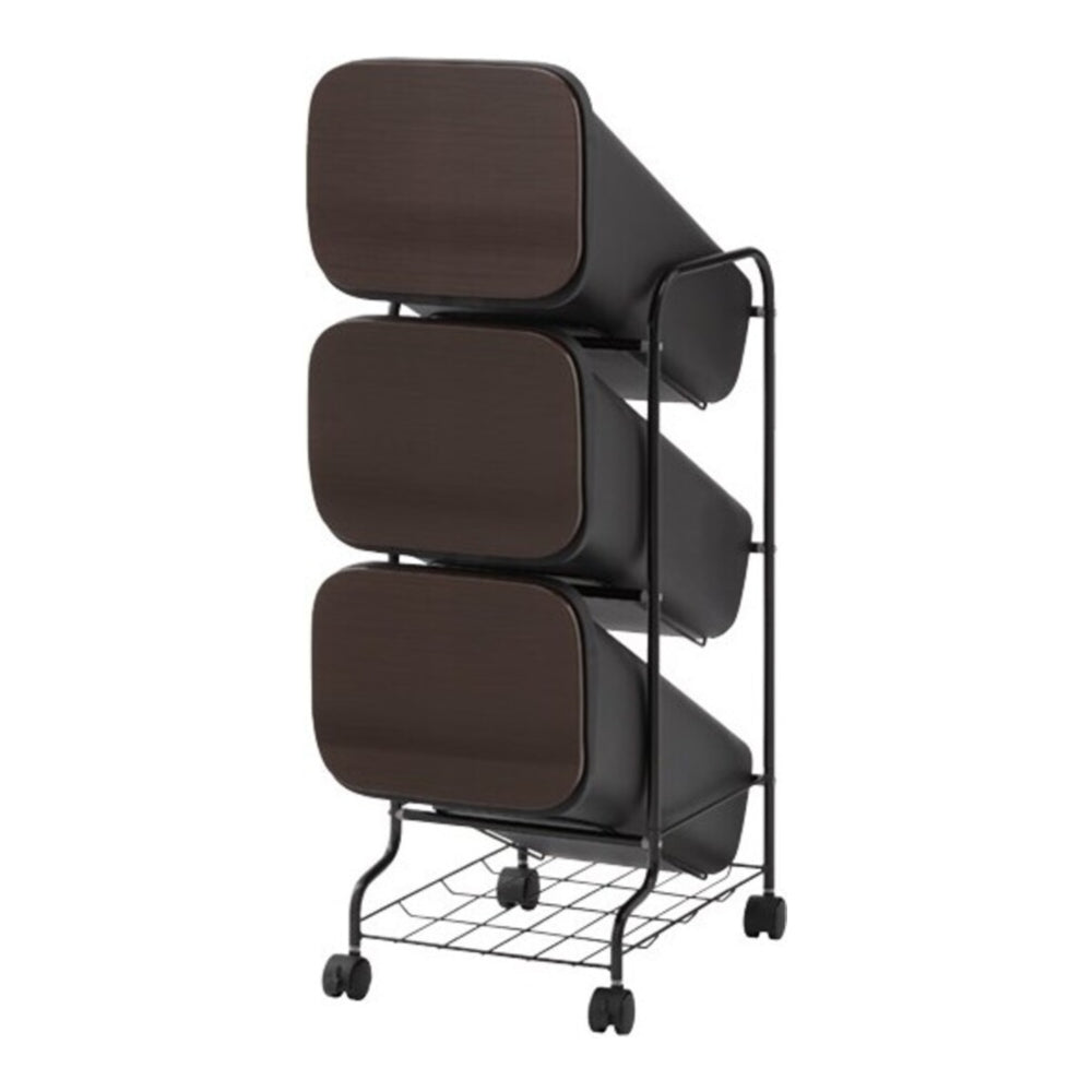 ウッド スタンドダストボックス ごみ入れ