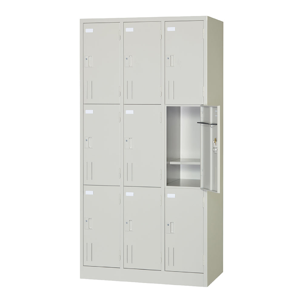 福岡発　ZIPPER 事務用　書類整理棚　収納棚　書類ロッカー　オフィス　軽量 法人様限定 多人数ロッカー 縦型・横型 車上渡し 完成品 日本製