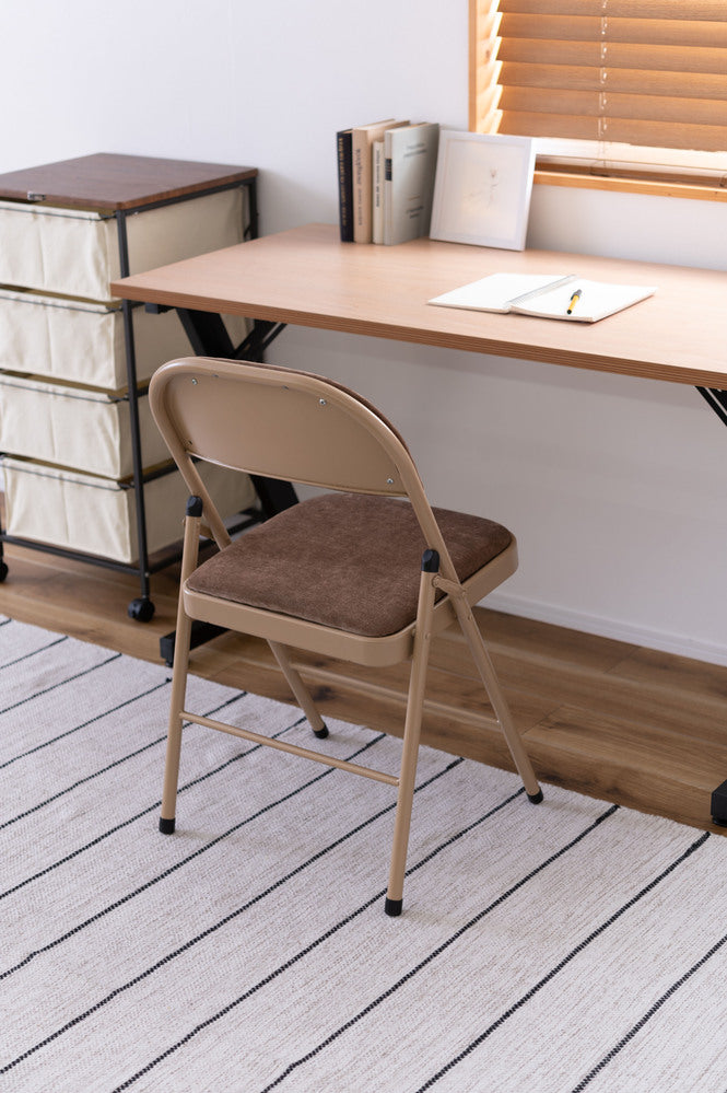 フォールディングチェア 折りたたみ 4点セット 椅子 背もたれ付き