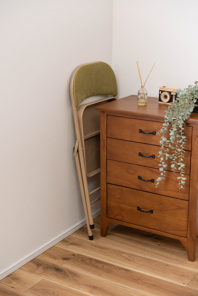 フォールディングチェア 折りたたみ 4点セット 椅子 背もたれ付き