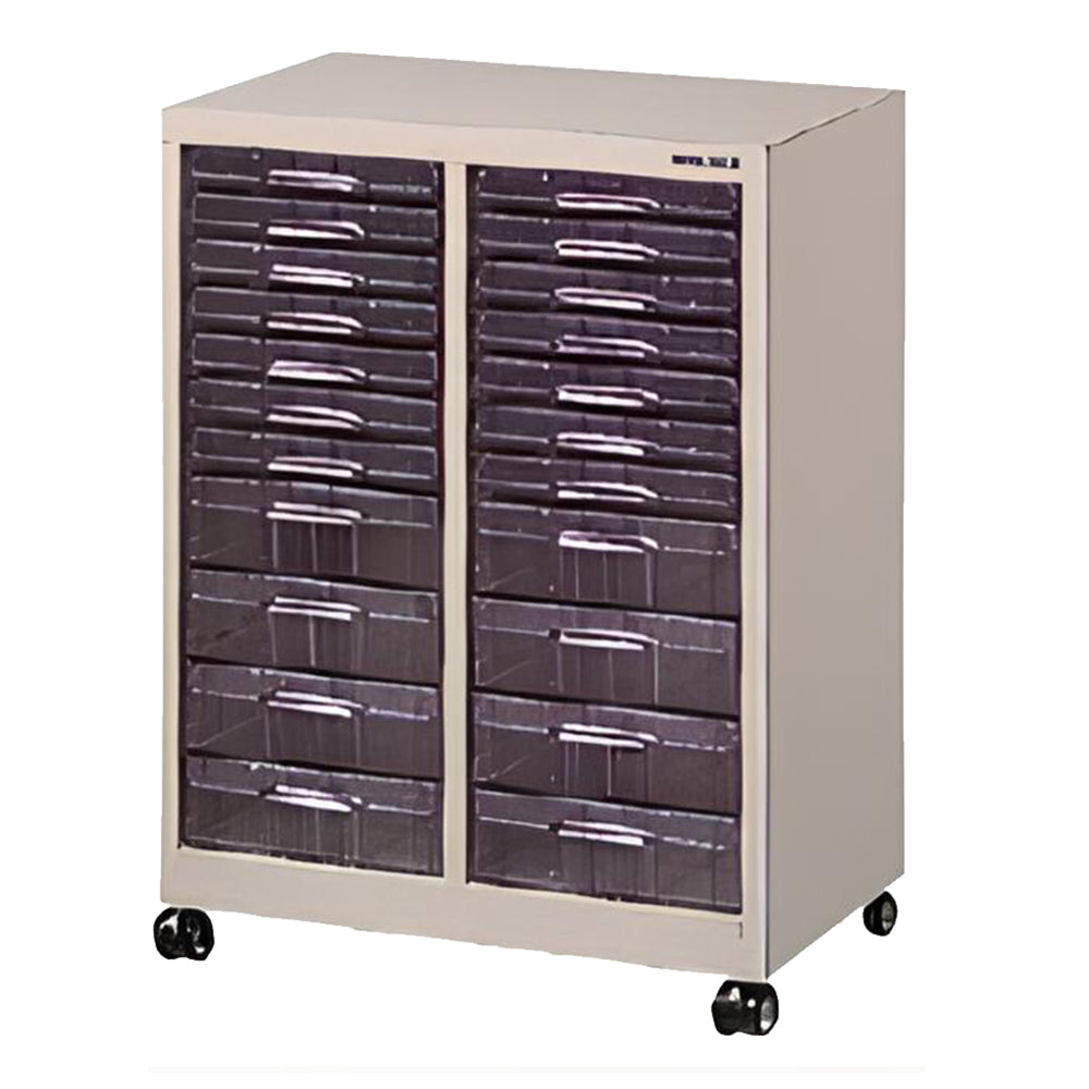 引き出し式　キャビネット　クリアトレー