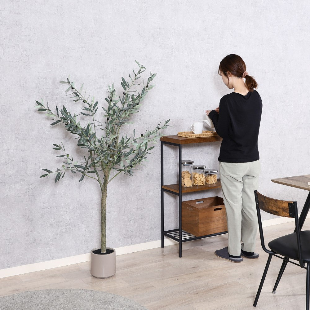 フェイクグリーン 人工観葉植物 ジョイント式 鉢植えタイプ インテリアグリーン オフィスアクセサリ 【FB-GRN-YK】