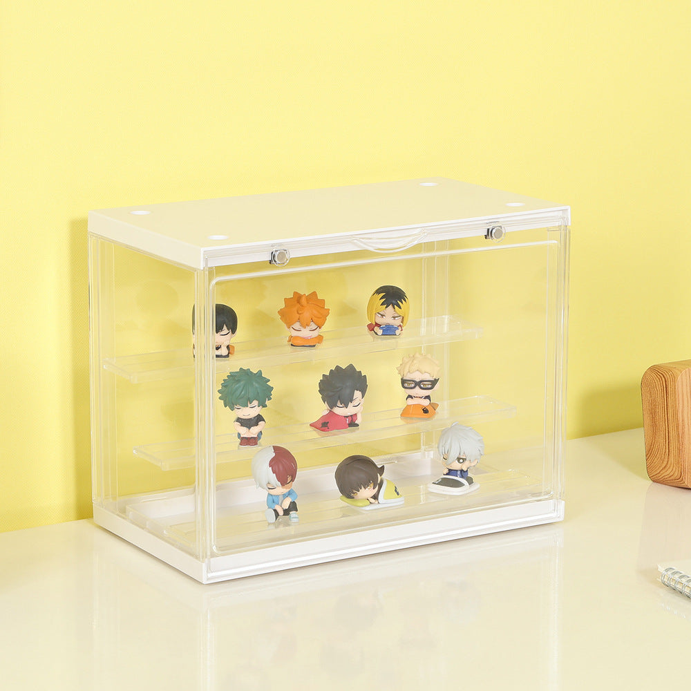 透明扉　コレクションケース　インテリア