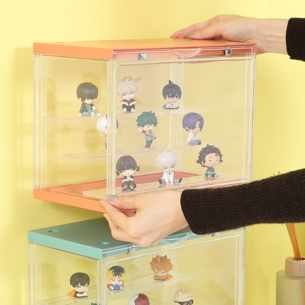 コレクションケース hina 壇式 3段 スタッキング可能 アクリルケース