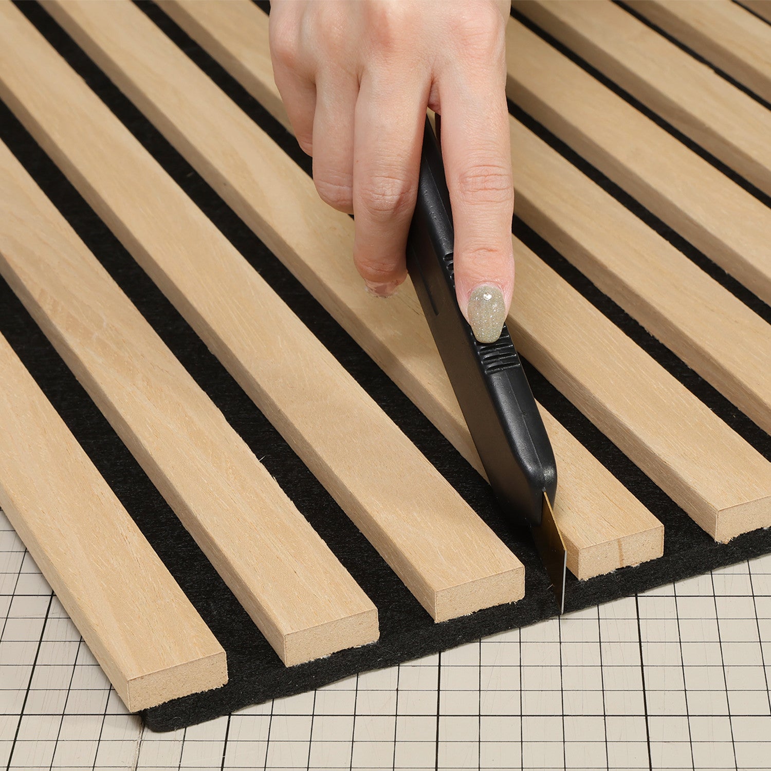 4枚セット商品 吸音ウォールパネル 簡単DIY 消音 インテリア 組立商品【FB40965】