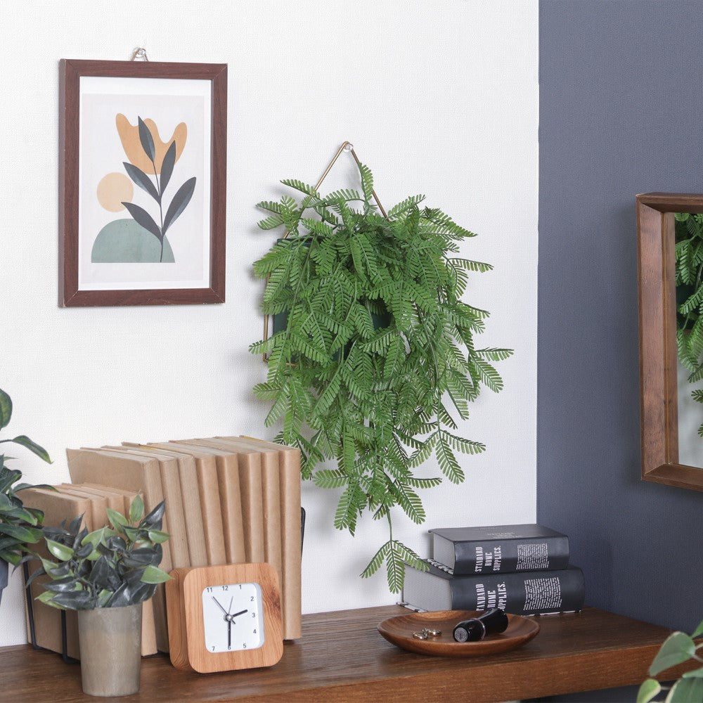 フェイクグリーン 観葉植物 吊り下げタイプ ハンギングポット インテリアグリーン 【FB-GRN-TR】