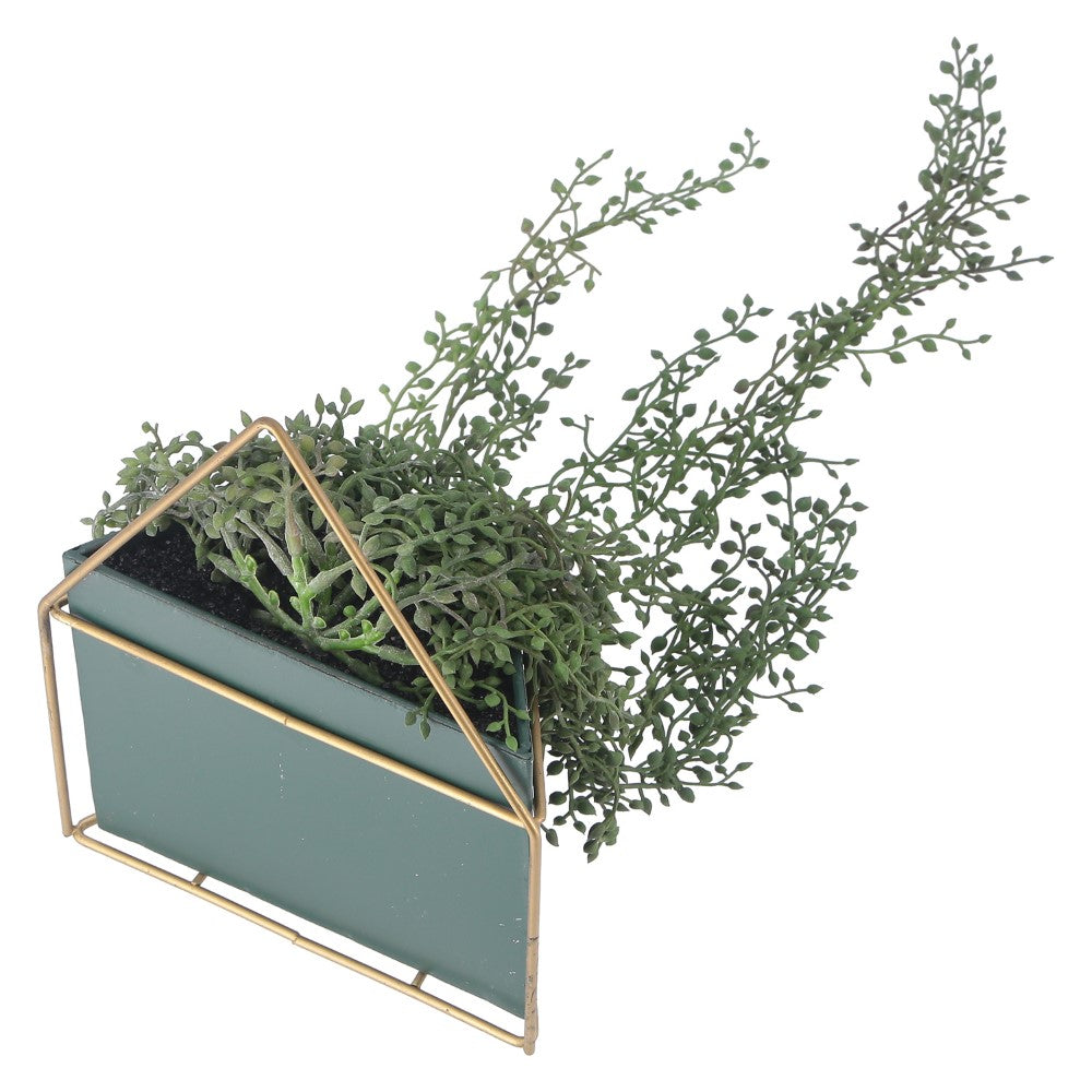 フェイクグリーン 観葉植物 吊り下げタイプ ハンギングポット インテリアグリーン 【FB-GRN-TR】