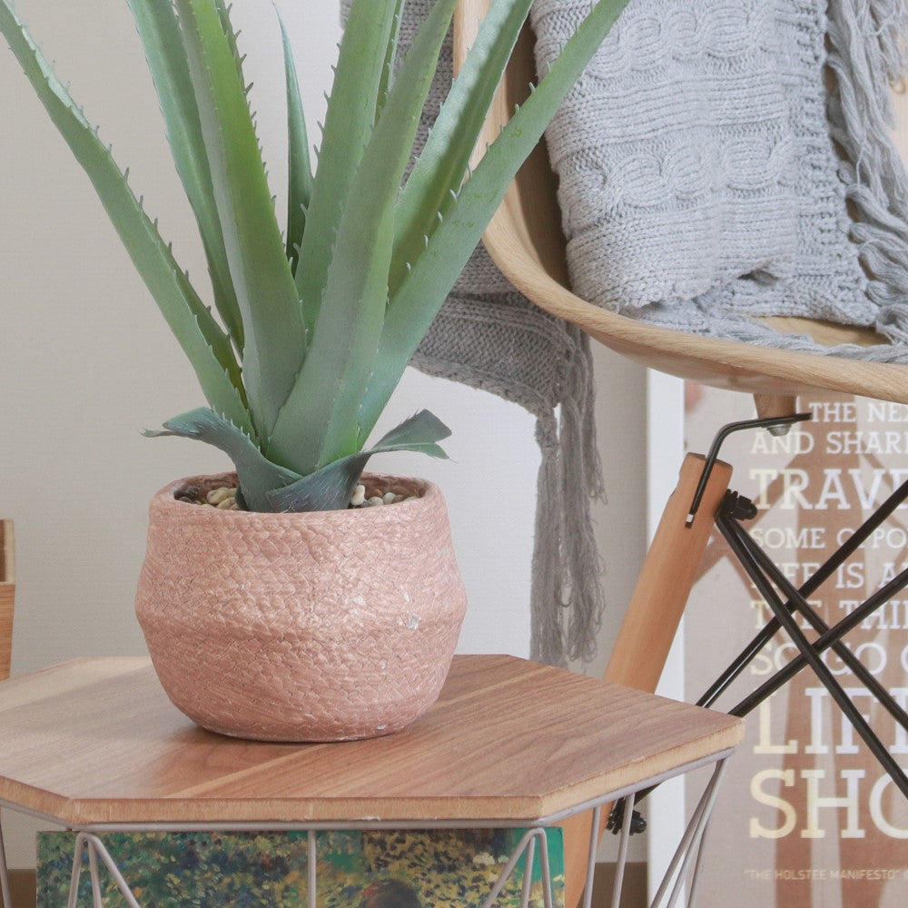 フェイクグリーン 観葉植物 インテリアポット 卓上 簡単手入れ パキラ アロエ シダ  【FB-GRN-TP】