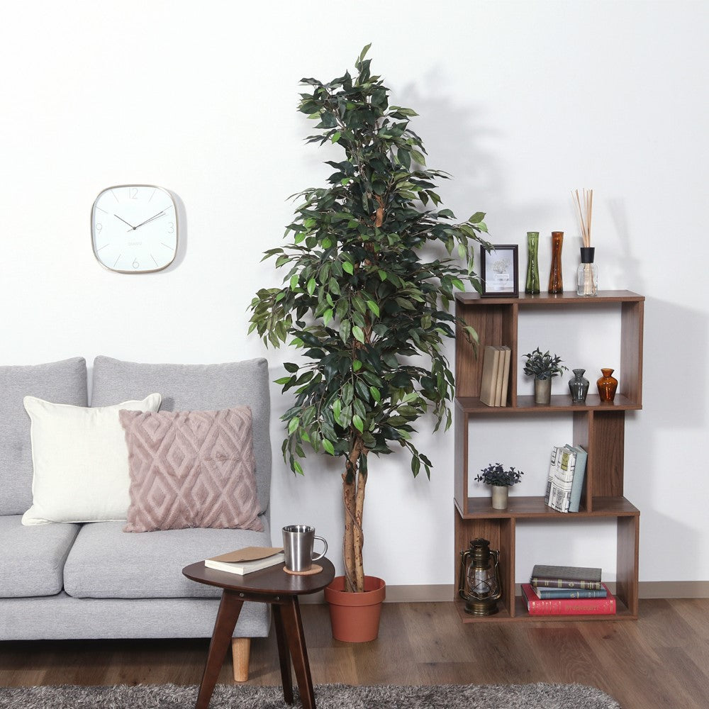 観葉植物 フィカス 大型フェイクグリーン 人工観葉植物 インテリアグリーン 楕円形葉 【TY-GRN-YKF】