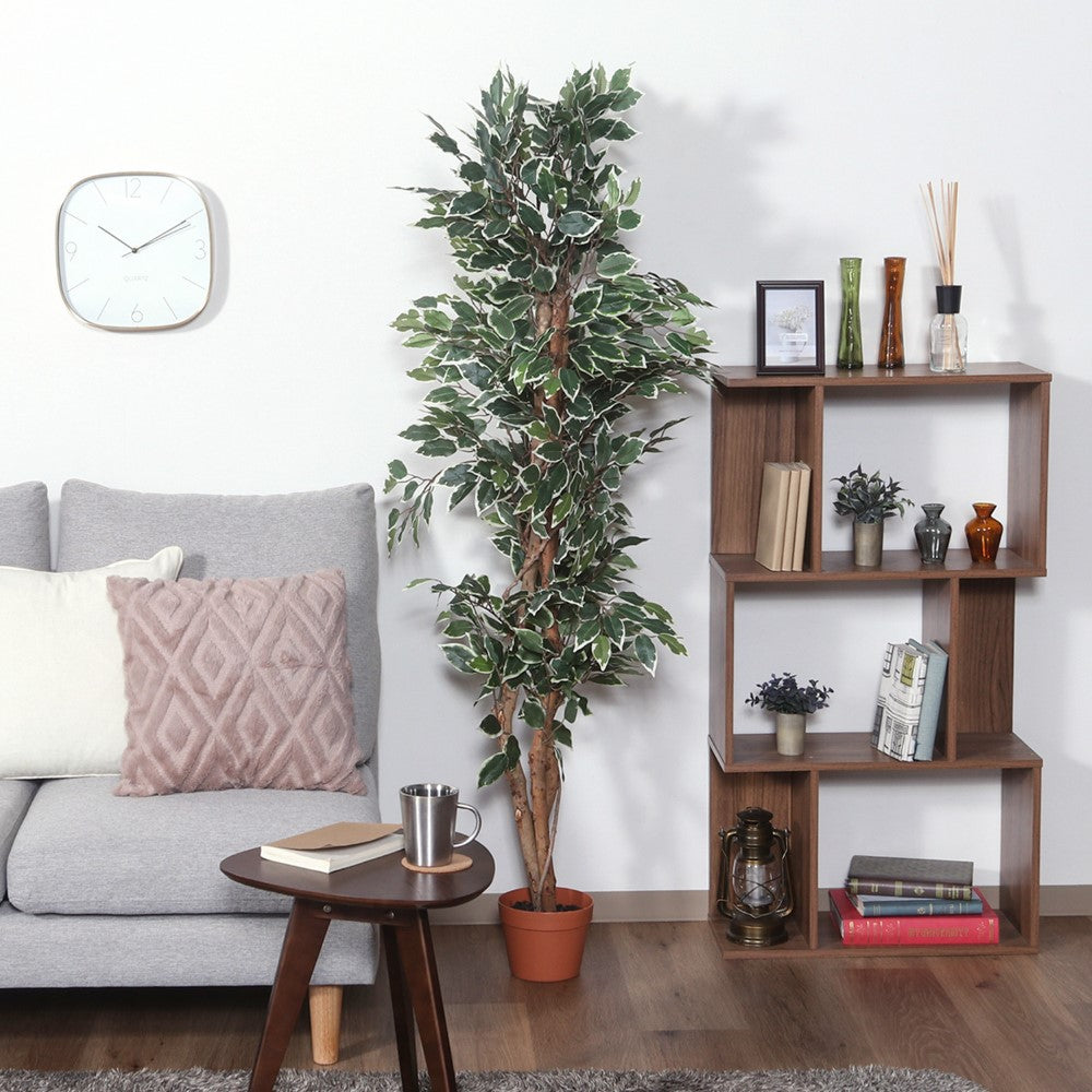 観葉植物 フィカス 大型フェイクグリーン 人工観葉植物 インテリアグリーン 楕円形葉 【TY-GRN-YKF】