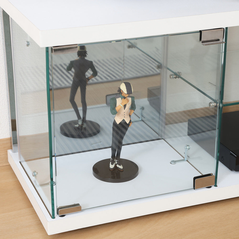 ガラスコレクションTVボード BAAL WH ガラスコレクションTVボード BAAL テレビ台 フィギュアケース 背面